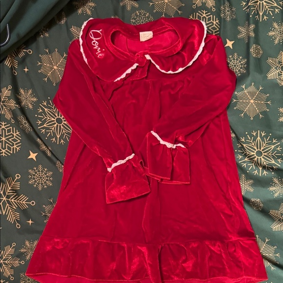 Red Kids Pajamas Nightgown - Picture 2 of 3